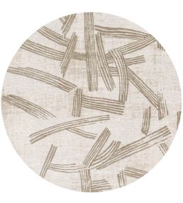 Louis De Poortere Kanji Round rug Dune 120004 Dune