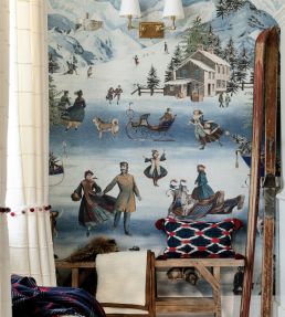 Kaprun Mural by MINDTHEGAP Black/Red/Blue/Green