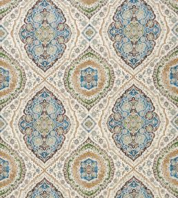 Karabali Fabric by Nina Campbell Blue/Green