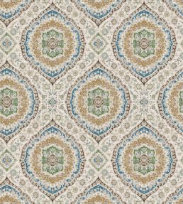 Karabali Wallpaper by Nina Campbell Blue/Green