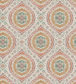 Karabali Wallpaper by Nina Campbell Jade/Amethyst/Amber