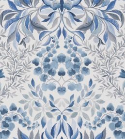 Karakusa Wallpaper by Designers Guild Cobalt
