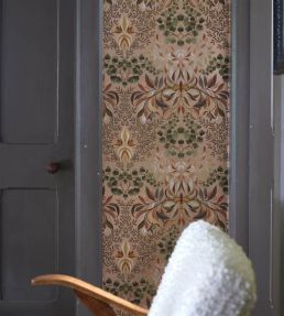 Karakusa Wallpaper by Designers Guild Copper