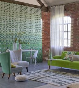 Karaoshi Mural by Designers Guild Emerald