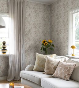 Karins Bukett Wallpaper by Sandberg Powder Pink