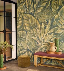 Karipuna Mural by Casadeco Vert Feuille