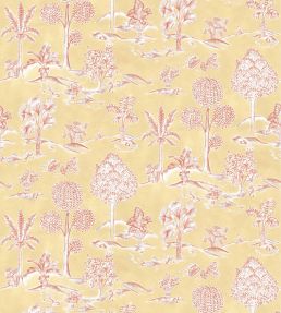 Karuna Wallpaper by Osborne & Little Dandelion/Terracotta