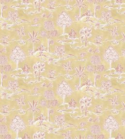 Karuna Fabric by Osborne & Little Gold Terracotta