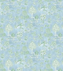 Karuna Fabric by Osborne & Little Sky/Leaf