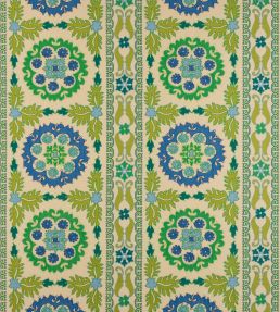 Kashan Fabric by Manuel Canovas Kiwi