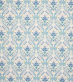Kashmar Fabric by Jane Churchill Blue