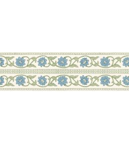 Kashmir Border Wallpaper by DADO French Blue