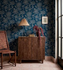 Kashmir Wallpaper by Coordonne Indigo