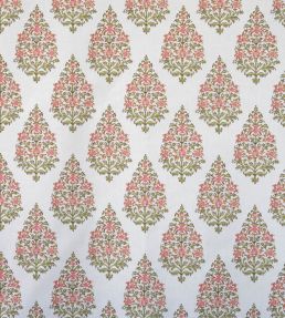 Kashmir Fabric by Titley and Marr Green & Rose