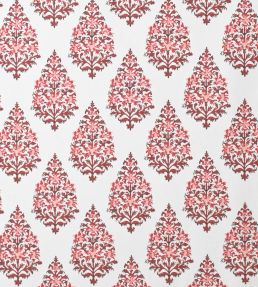Kashmir Fabric by Titley and Marr Scarlet & Coral