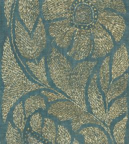 Kashmiri Fabric by Lewis & Wood Marmara Gold