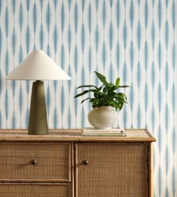 Kasuri Wallpaper by Scion Coast Blue