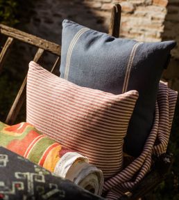 Katalin Stripe Fabric by MINDTHEGAP Blue