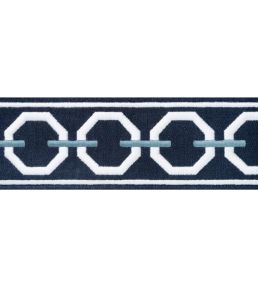 Katonah Tape Trimming by Thibaut Navy and Sky