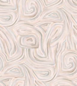 Kawakubo Wallpaper by Cole & Son Soft Apricot