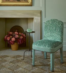 Kemble Fabric by Colefax and Fowler Blue
