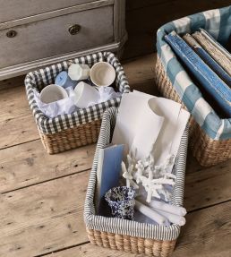 Kemble Fabric by Romo Charcoal