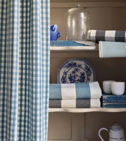 Kemble Fabric by Romo Indigo