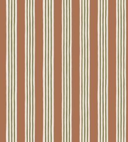 Kemble Stripe Wallpaper by Josephine Munsey Trixie, Sunday Clay and Quartz