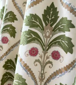 Kendall Damask Embroidery Fabric by Thibaut Mineral