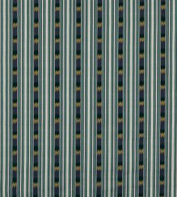 Kendra Stripe Fabric by Jane Churchill Indigo/Teal