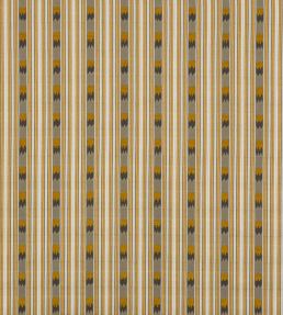 Kendra Stripe Fabric by Jane Churchill Ochre/Charcoal