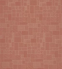 Kensai Wallpaper by Casadeco Rouge Carmin