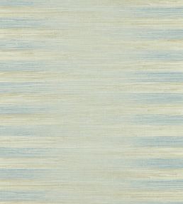 Kensington Grasscloth Wallpaper by Zoffany Indigo Wash
