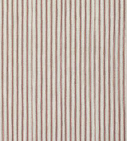 Kepple Stripe Fabric by Colefax and Fowler Tomato