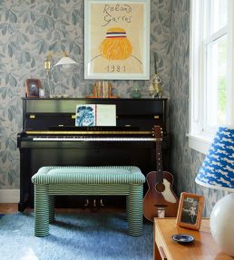 Kersti Wallpaper by Sandberg Soft Blue