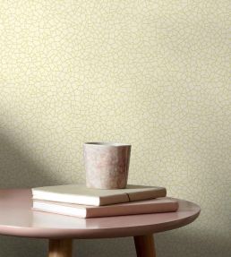 Kew Wallpaper by 1838 Wallcoverings Yellow