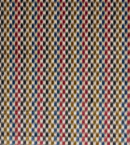 Keya Fabric by Jane Churchill Red/Blue