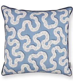 Kezia Cushion 50 x 50cm by Romo Boathouse Blue