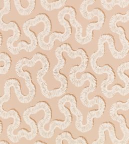 Kezia Wallpaper by Romo Tuscan Pink