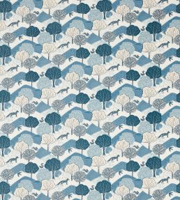 Kielder Fabric by Clarke & Clarke Midnight