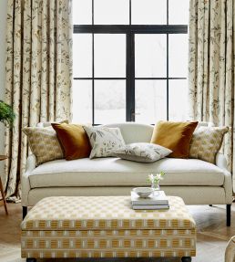 Kiftsgate Fabric by James Hare Gold
