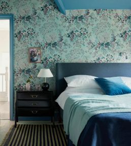 Kilburn's Coral Wallpaper by 1838 Wallcoverings Mist