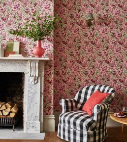 Kilburns Maze Wallpaper by 1838 Wallcoverings Blush