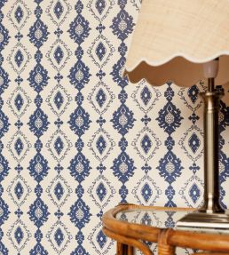Kilim Wallpaper by Barneby Gates Navy
