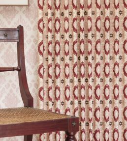 Kilim Fabric by Barneby Gates Red/Pink