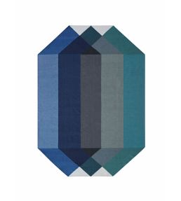GAN Diamond rug Blue-Green 166931-US Blue-Green