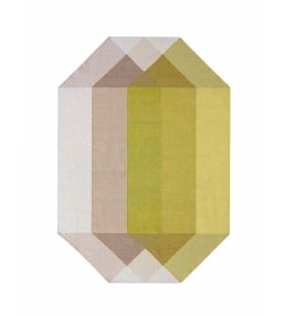 GAN Diamond rug Pink-Yellow 166929-US Pink-Yellow