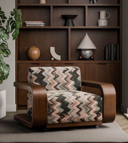 Kilim Fabric by Harlequin Grounded/Burgundy