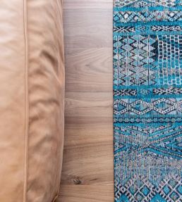Louis De Poortere Kilim rug Zemmuri Blue 105958 Zemmuri Blue