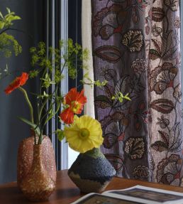 Kiln Scroll Fabric by Designers Guild Slate
